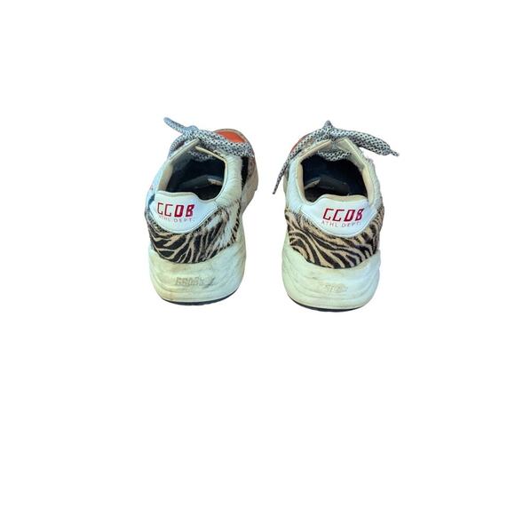 Golden Goose Running Sole Zoo Puzzle Calf Hair Pink Star Size 10 US 40 EU - Picture 4 of 16